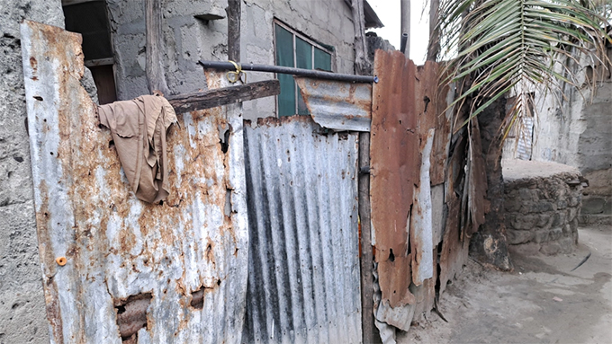 Ramshackle housing in Manzese